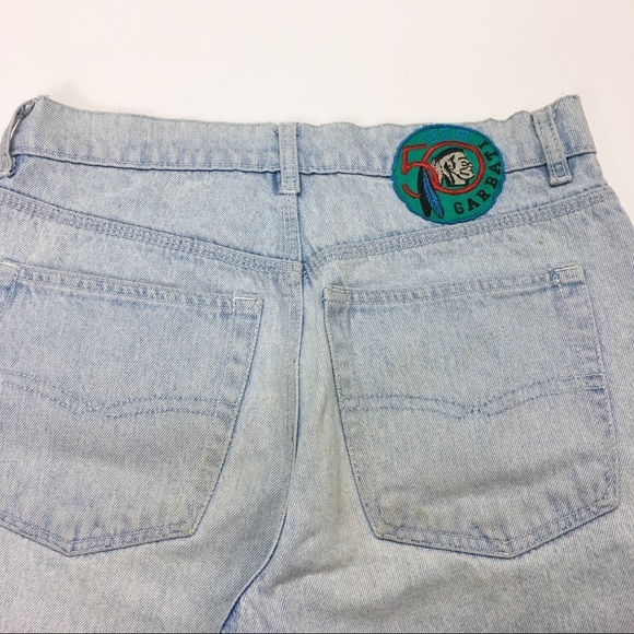 Vintage GARBATI Jeans High Rise Print Denim Short - Picture 7 of 8